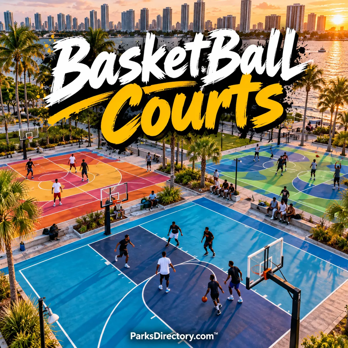 USA Basketball Courts