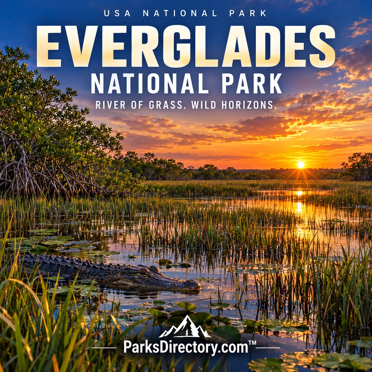 Everglades National Park poster