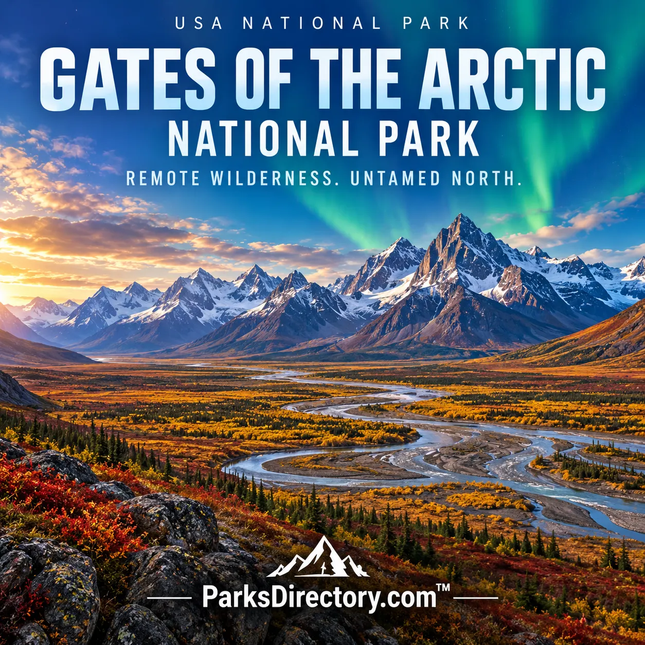 Gates of the Arctic National Park poster